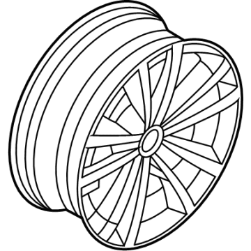 BMW 36116884203 Disk Wheel, Light Alloy, In