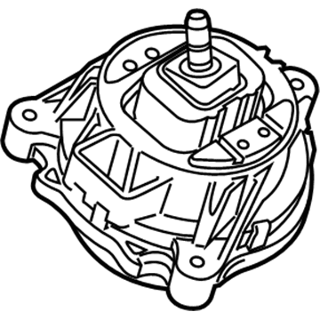 2016 BMW 330e Motor And Transmission Mount - 22116865470