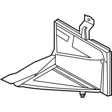 BMW 51748098214 AIR DUCT, EXTERIOR RADIATOR