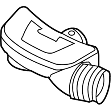 BMW 650i Air Intake Coupling - 13717533931