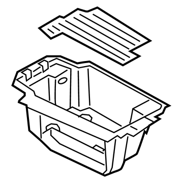 BMW 51169330670 CENTER ARMREST TRAY