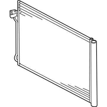 BMW 64509239992 Condenser Air Conditioning With Drier