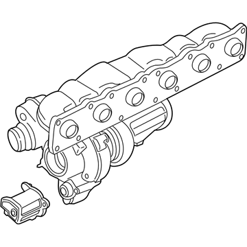 BMW ActiveHybrid 5 Turbocharger - 11657636425