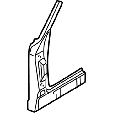 BMW 41218262648 Column A Exterior, Right