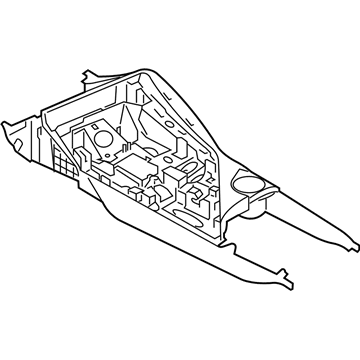 2020 BMW i8 Center Console Base - 51166993850