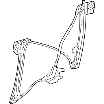 BMW 51337352875 Front Left Window Regulator