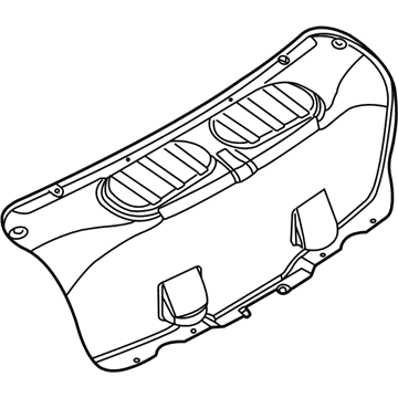 BMW 51498176670 Trim Panel, Trunk Lid