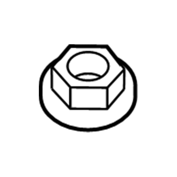 BMW 07129905542 Hex Nut With Plate