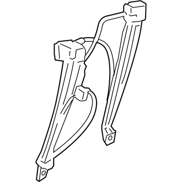 2011 BMW Alpina B7L Window Regulator - 51337182106