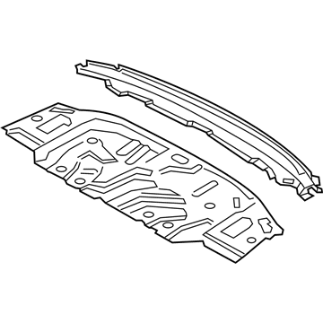 BMW 41007259574 Partition, Luggage Compartment, Top