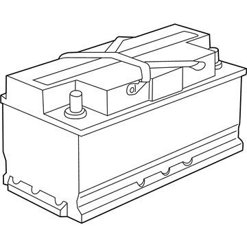 2001 BMW 750iL Batteries - 61216902796