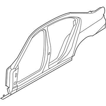 BMW 41217240538 Body-Side Frame Right