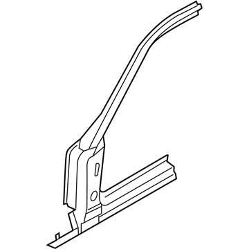 BMW 41217240545 Column A Exterior, Left