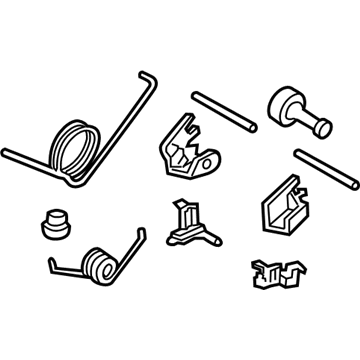 BMW 52207277724 Repair Kit, Armrest