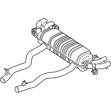 2019 BMW 750i Exhaust Resonator - 18308635595