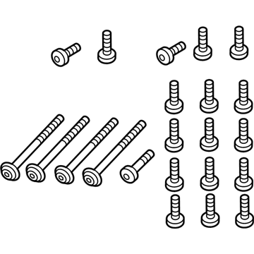 BMW 63117440363 Set Of Screws