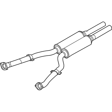 BMW 760Li Exhaust Pipe - 18107520570