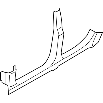 BMW 41217218592 Column B With Right Rocker Panel