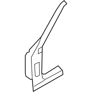 BMW 41217204470 Column A Exterior, Right