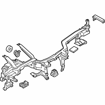 BMW 51459418663 SUPPORT, INSTRUMENT PANEL