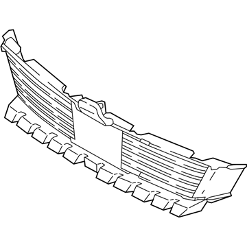 BMW 51117362691 Grille, Air Inlet, Middle