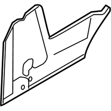 BMW 41217194763 Bracket, Main Bearing, Left