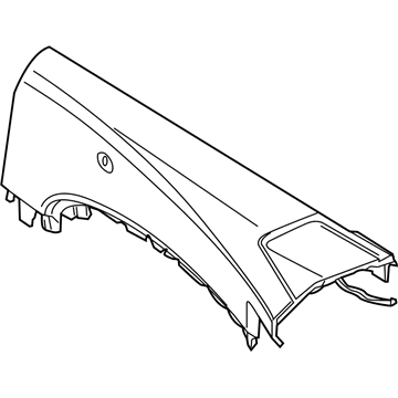 BMW 51439155462 Lateral Trim Panel Top Rear Right