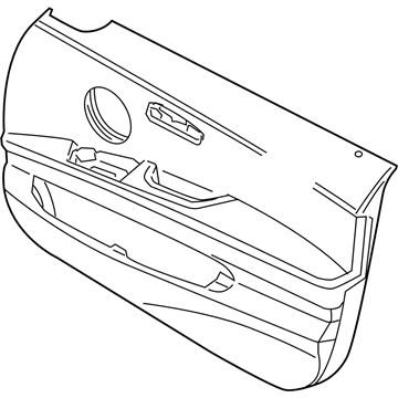 BMW 51417217542 Door Trim Panel, Front Right