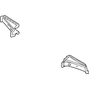 BMW 41118239197 Left Splash Wall Reinforcement