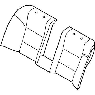 BMW 52207059598 Foam Section, Backrest