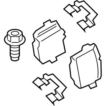 BMW X4 M Brake Pads - 34212284466