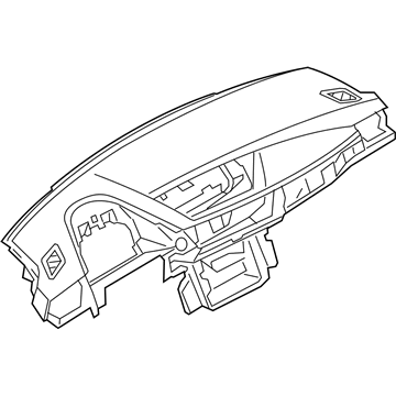 BMW 51452991412 Trim Panel Dashboard