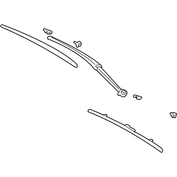 1997 BMW 528i Wiper Arm - 61619449965