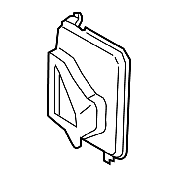 BMW 51748069276 Air Duct, Exterior Radiator