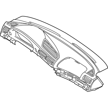 BMW 51457000034 Trim Panel Dashboard Its