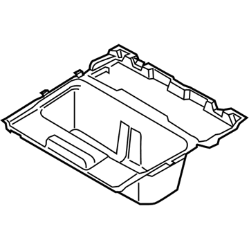 BMW 51477349391 Storage Tray, Luggage Compartment. Floor, Rear