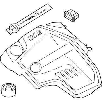 BMW 11127644078 Ignition Coil Covering