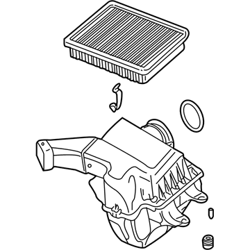 BMW 328i Air Filter Box - 13711712409