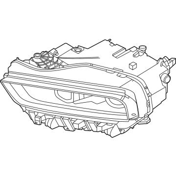 BMW 63115A408A5 LED HEADLIGHT LOWER LEFT