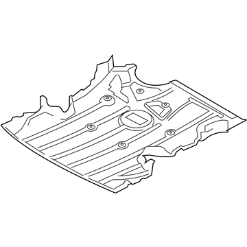 BMW 51757117369 Underbonnet Screen