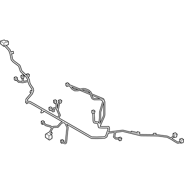 BMW 61129825143 WIRING HARNESS, FRONT END