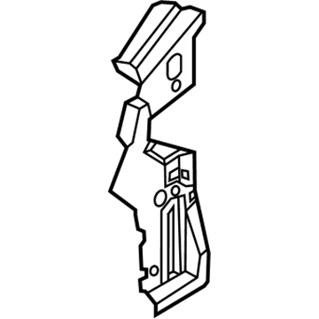 BMW 41107238354 Column A Exterior, Right