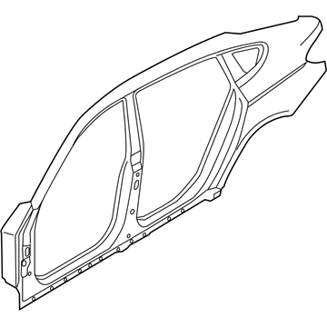 BMW 41217238351 Body-Side Frame Left