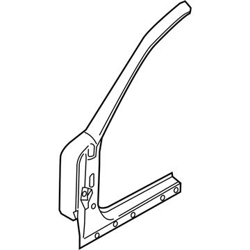 BMW 41217238608 Column A Exterior, Right