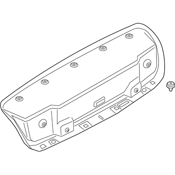 BMW 51497463478 TRUNK LID TRIM PANEL