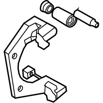 2007 BMW 750i Brake Caliper Bracket - 34216753681