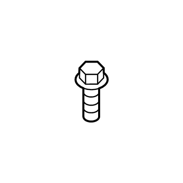 BMW 07131025735 Screw, Self Tapping