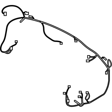 BMW 61125A7C9E0 REPAIR WIRING HARNESS REAR