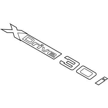 2021 BMW X3 Emblem - 51147465107