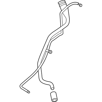 2014 BMW 550i GT xDrive Fuel Tank Filler Neck - 16117217083